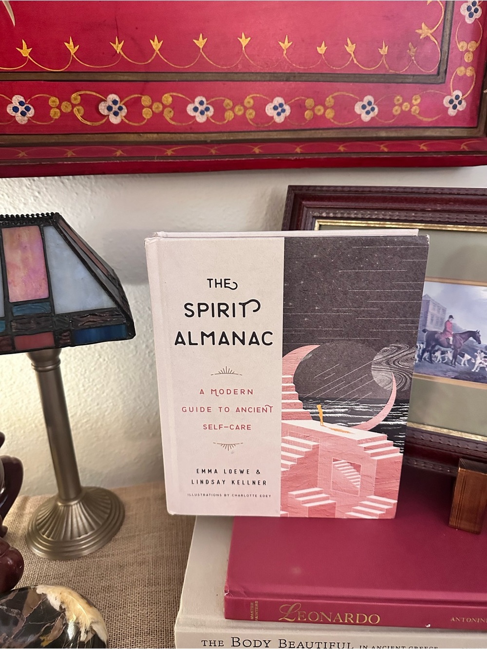 The Spirit Almanac - Modern Self-Care Guide (Pink & Cream) never used